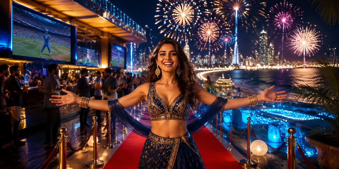 Indian cricket betting and sports enthusiast with blue and gold colors